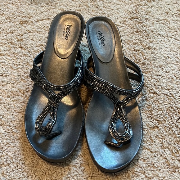 Shoes - Beaded Platform Heels